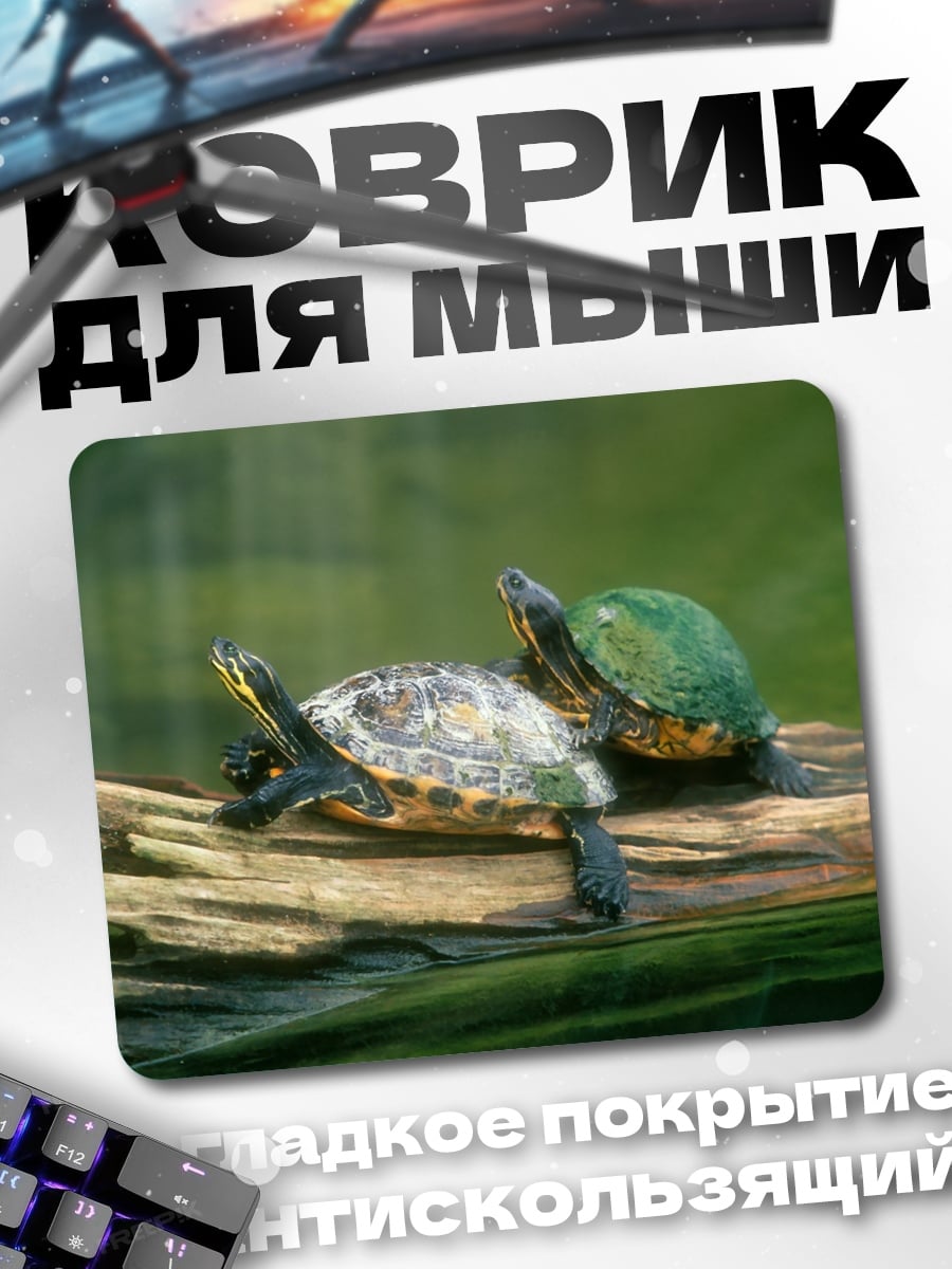 Коврик Две черепахи