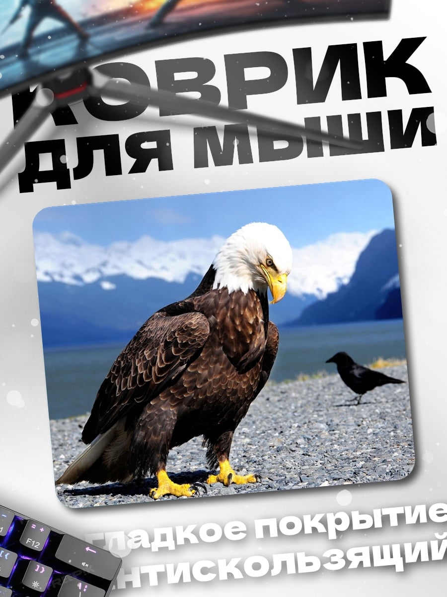 Коврик Орел и ворона