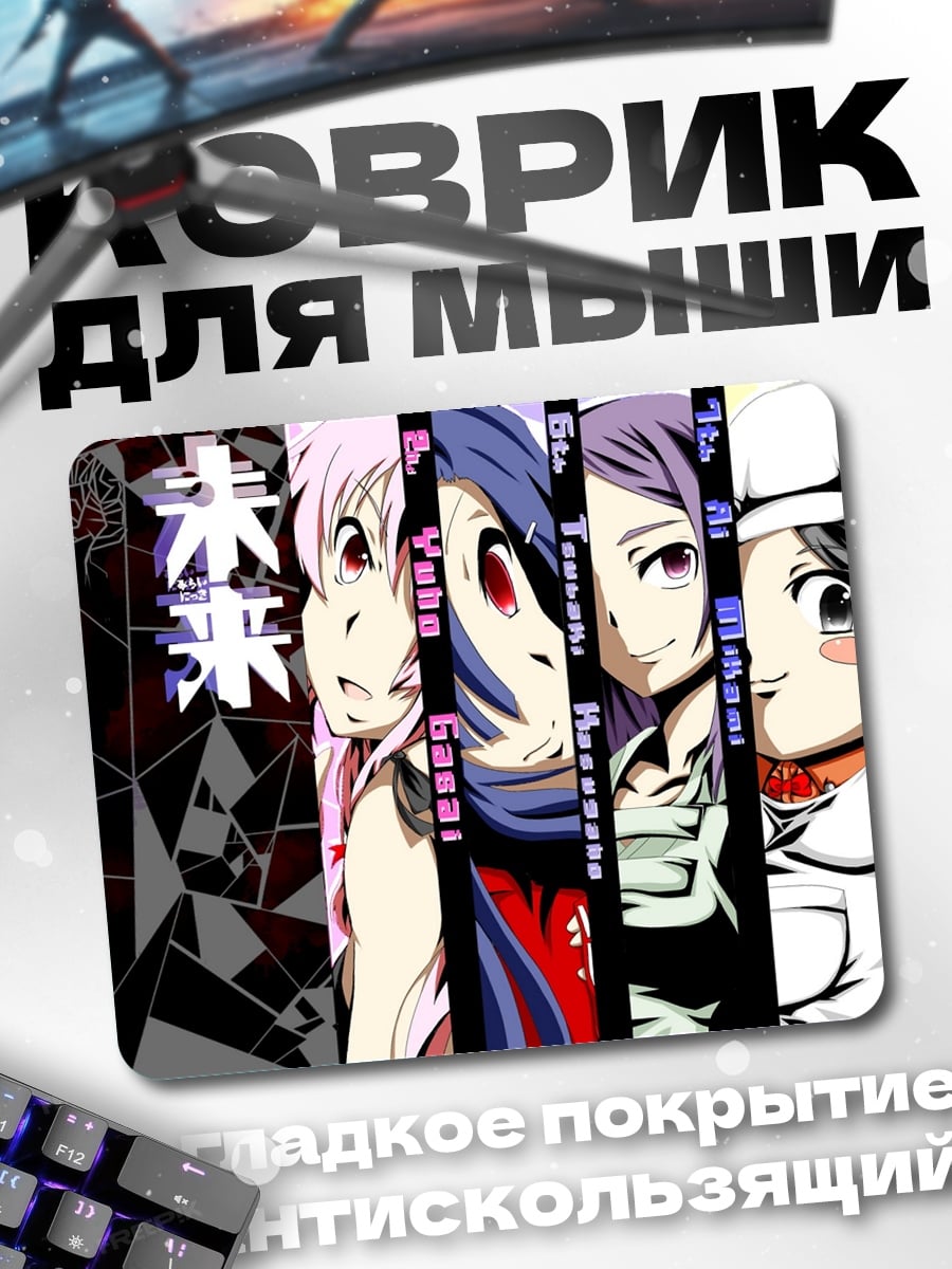 Коврик Аниме персонажи
