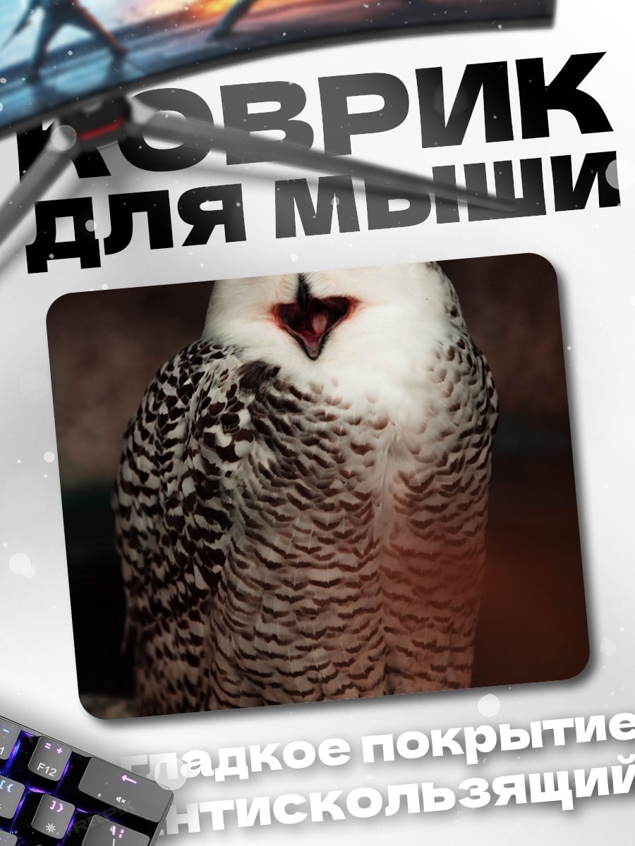Коврик Смеющаяся сова