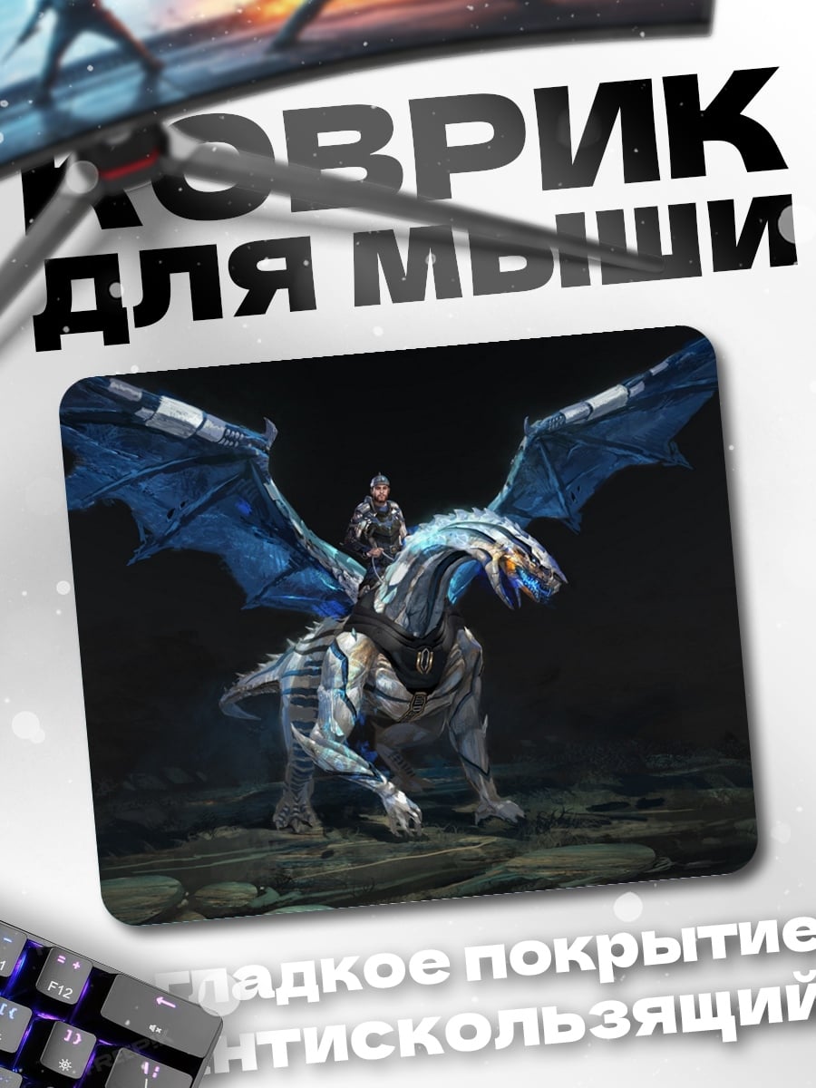 Коврик Всадник на драконе