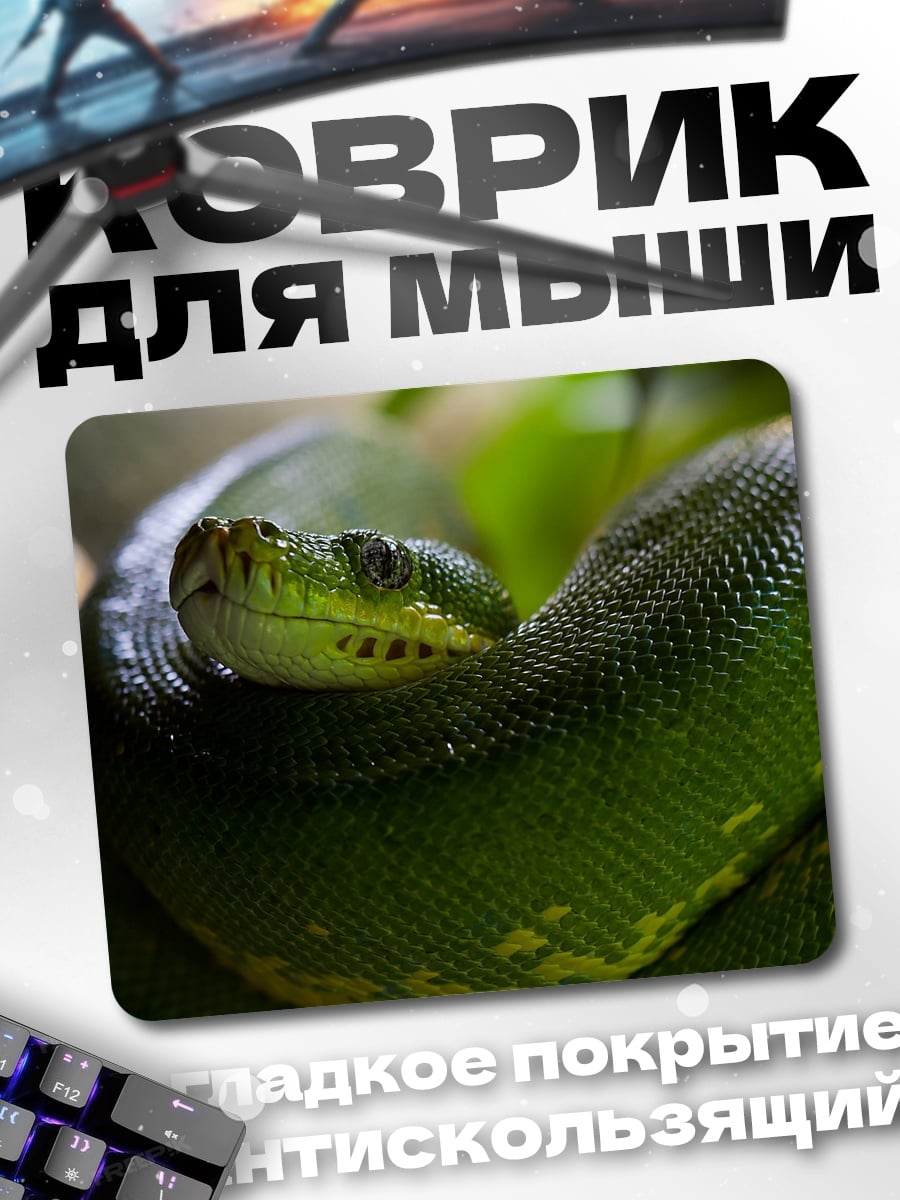 Коврик Зеленая змея
