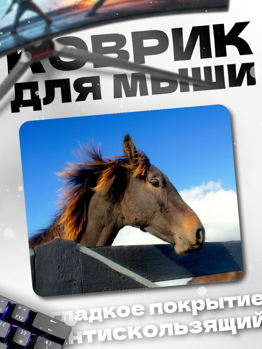 Коврик Конь на ветру