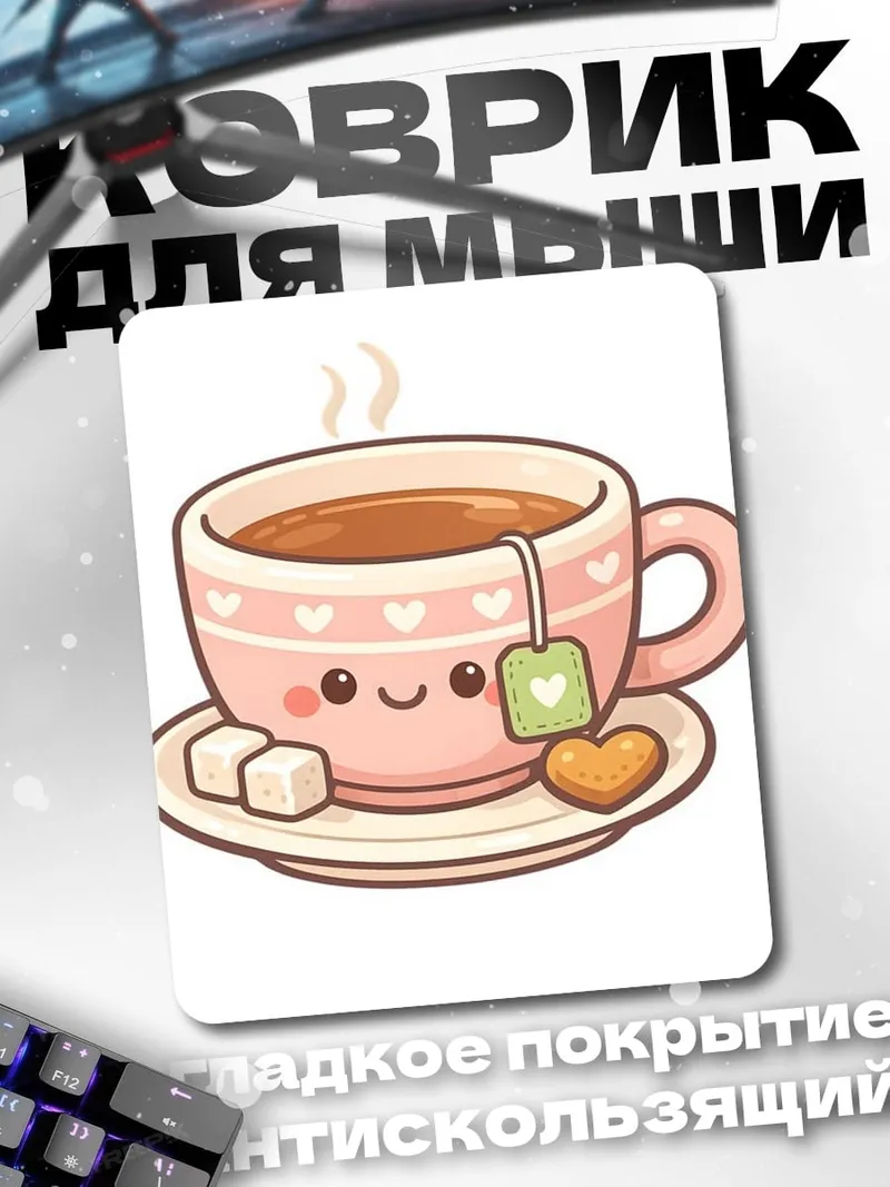Коврик Милая чашка чая