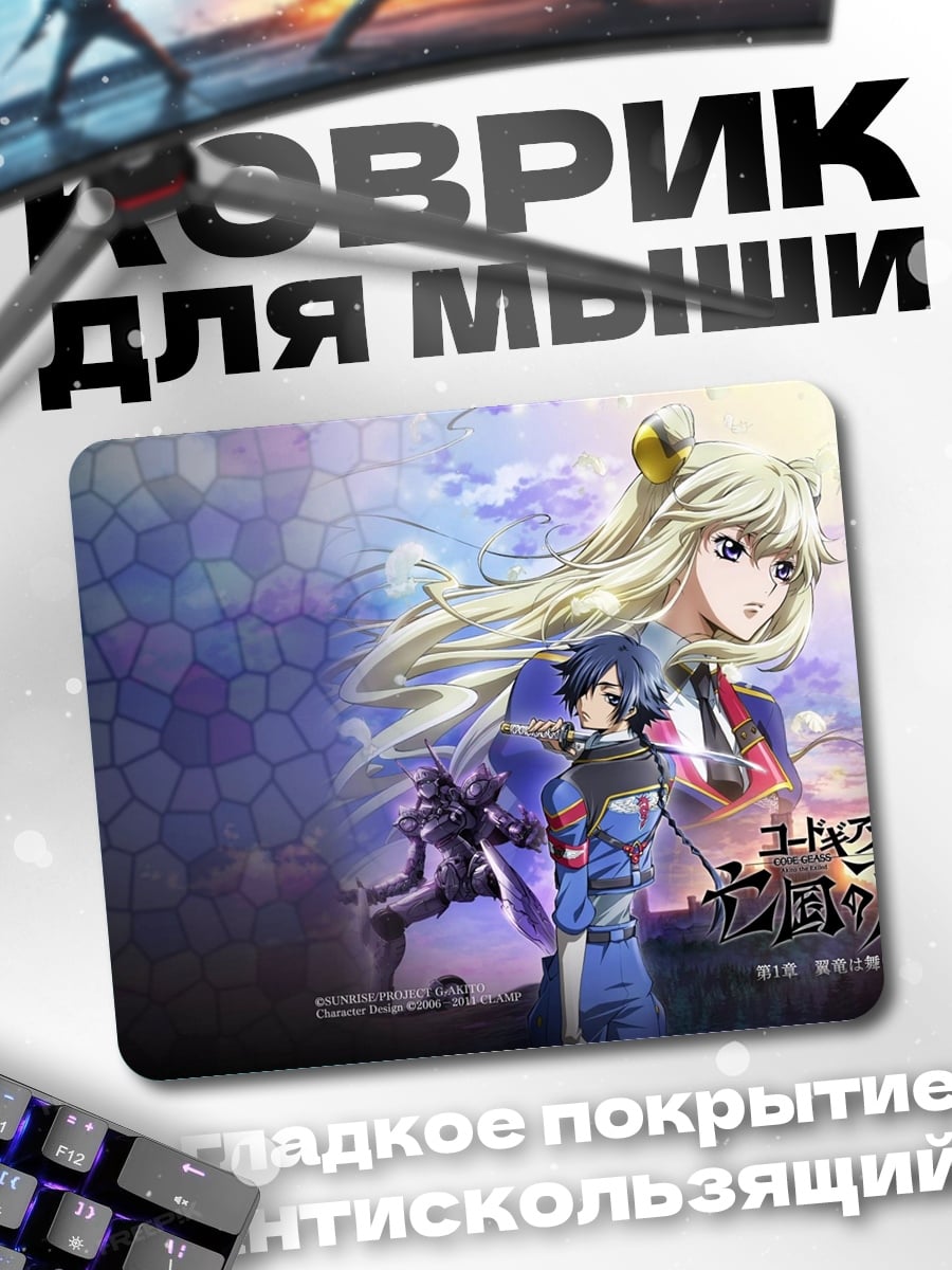 Коврик Аниме герои