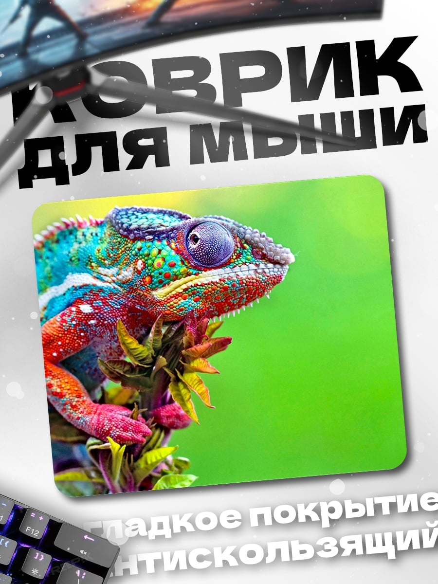Коврик Радужный хамелеон
