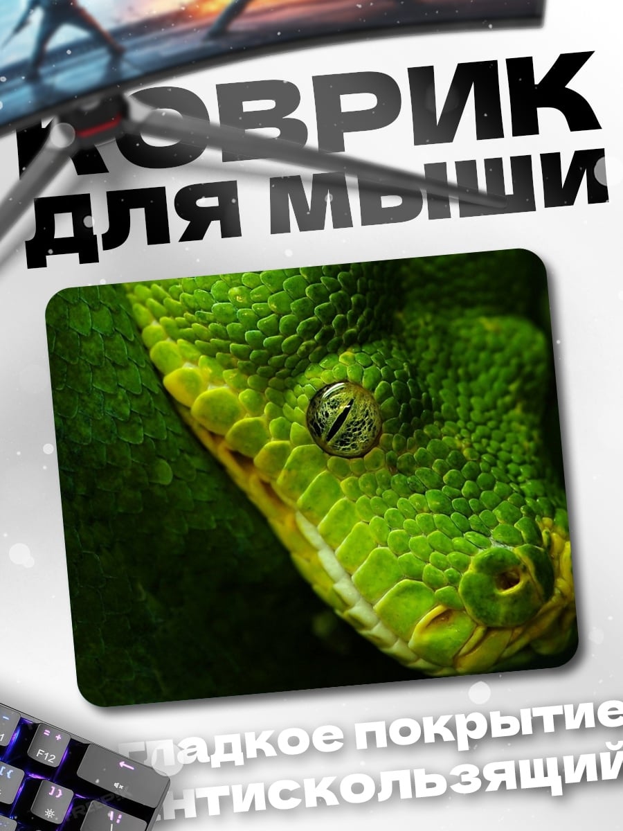Коврик Зеленая змея