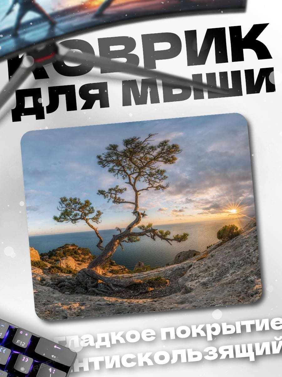 Коврик Дерево на скале