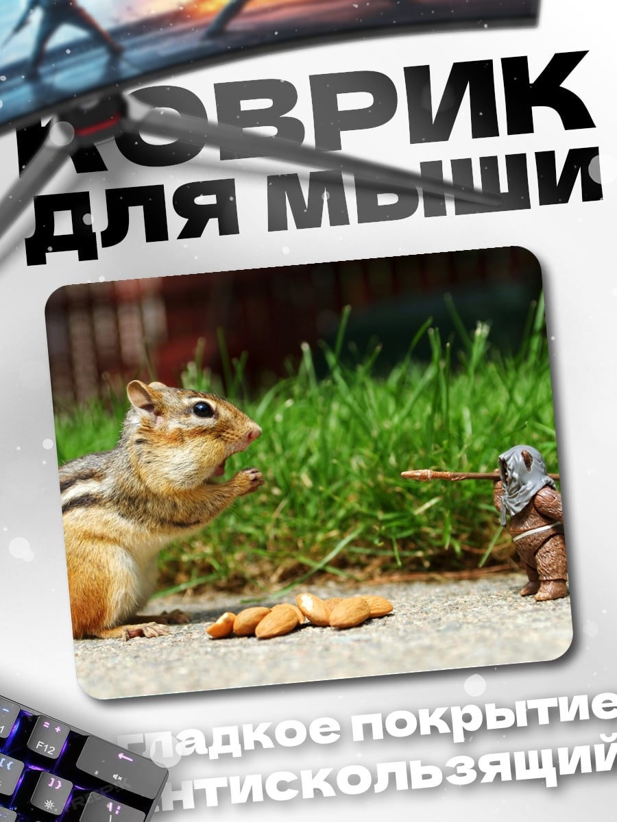 Коврик бурундук и гном