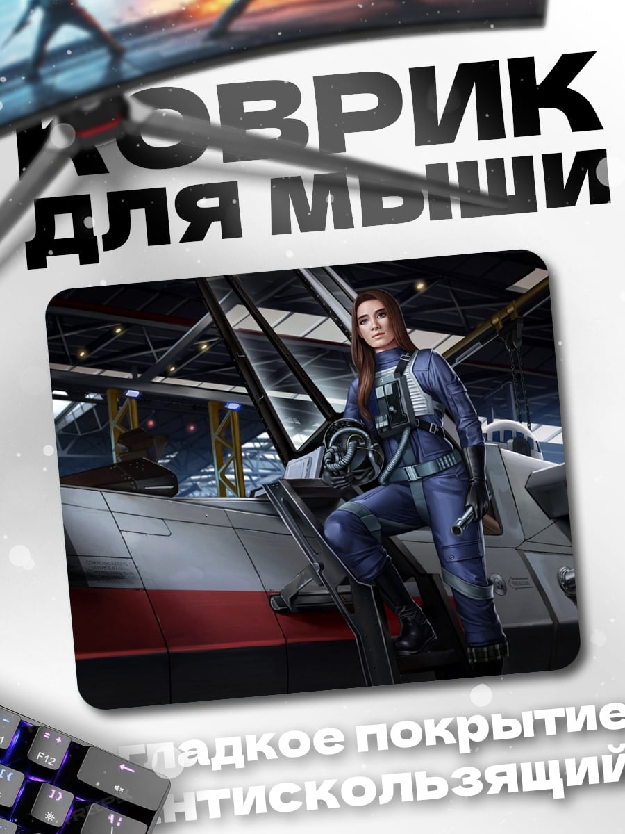 Коврик пилот и самолет