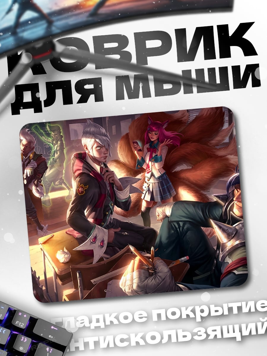 Коврик Аниме персонажи