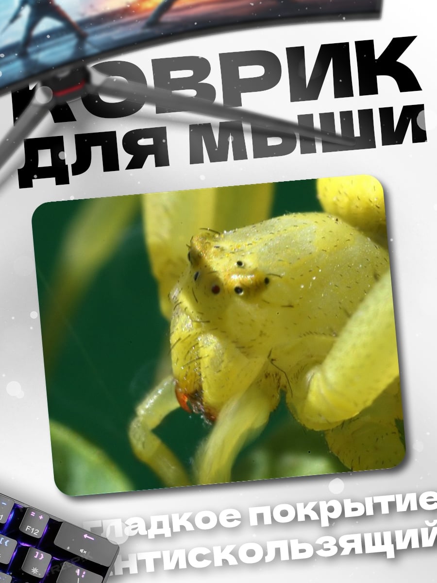 Коврик Желтый паук