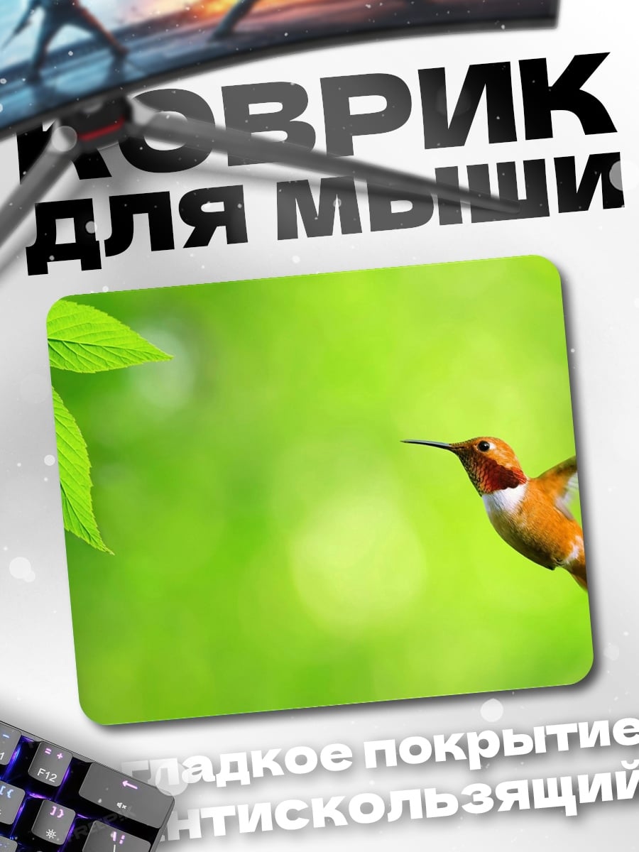 Коврик Колибри в полете