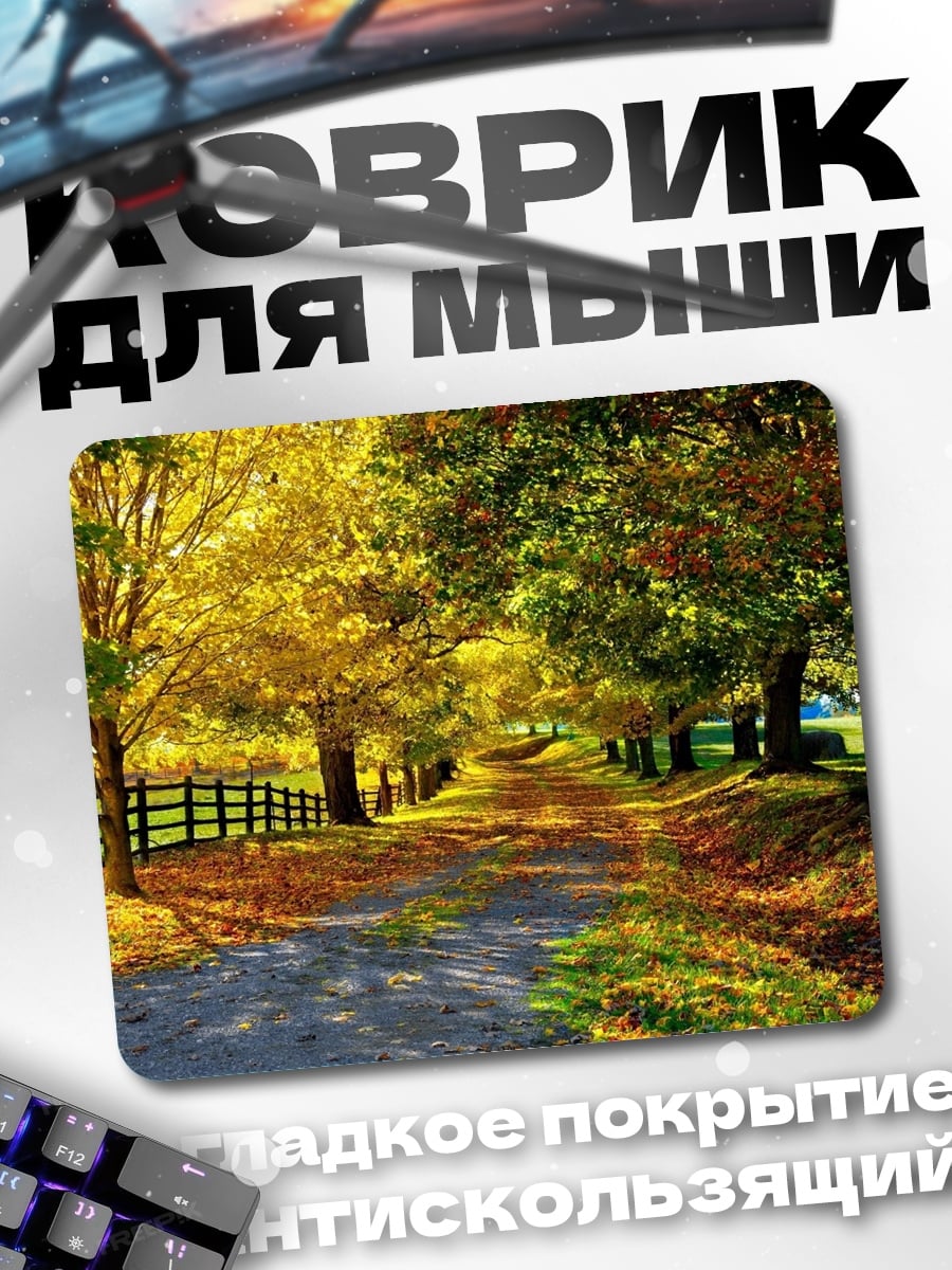 Коврик Осенняя аллея