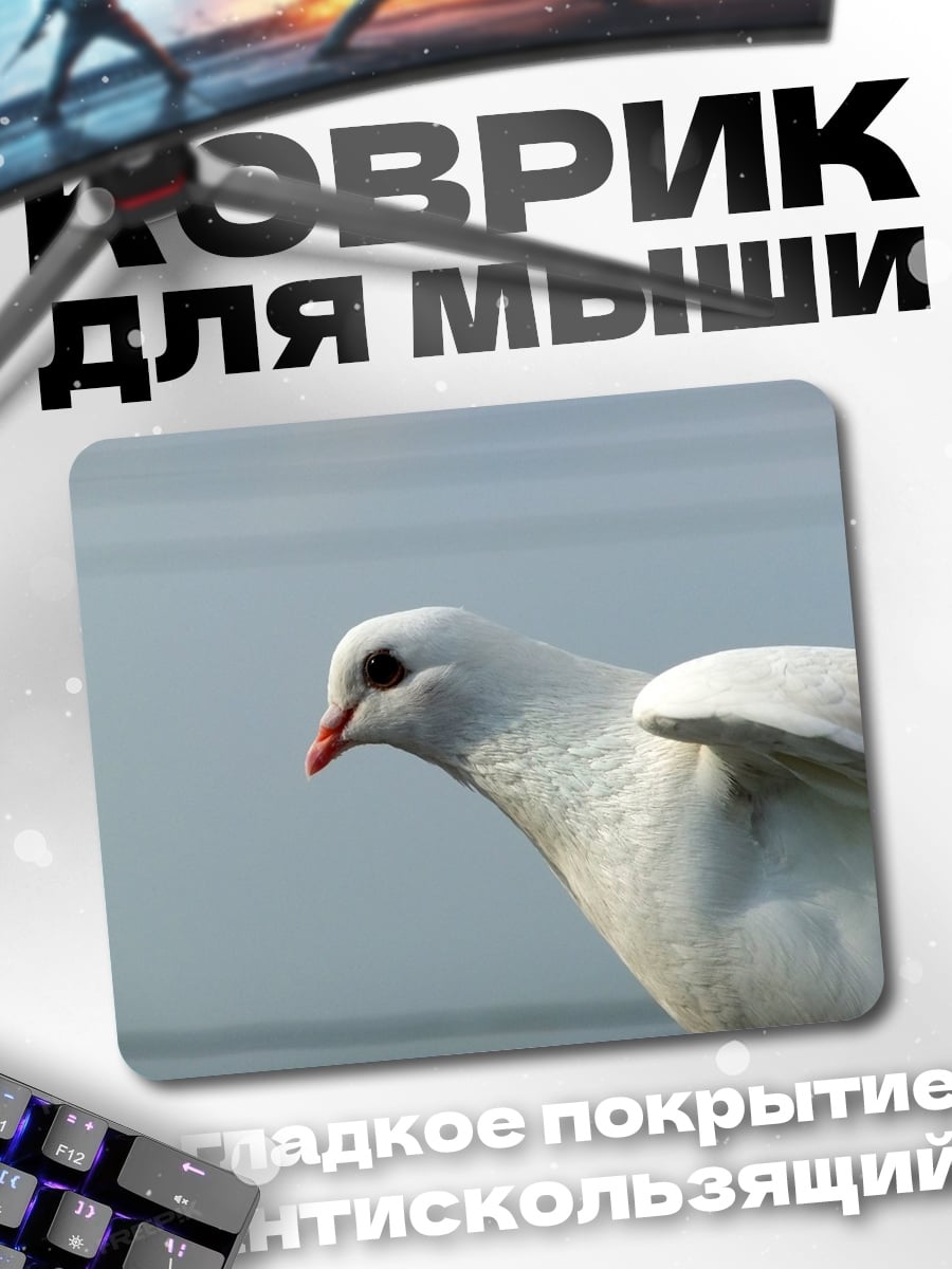 Коврик Белый голубь