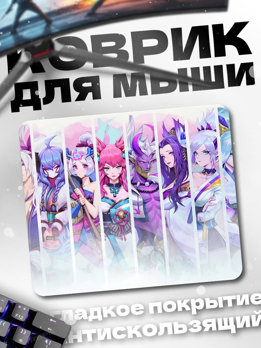Коврик Коллекция аниме персонажей