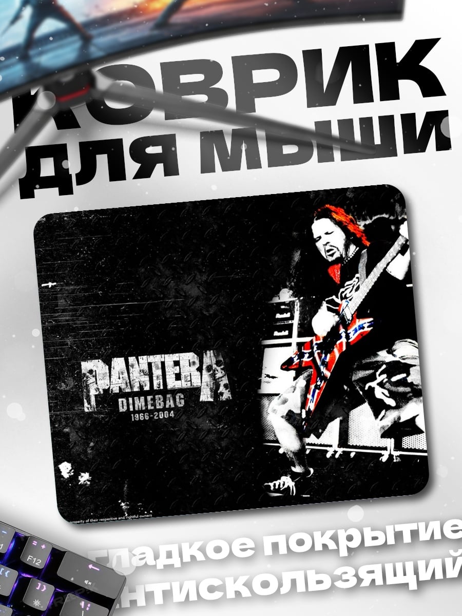 Коврик гитарист Pantera