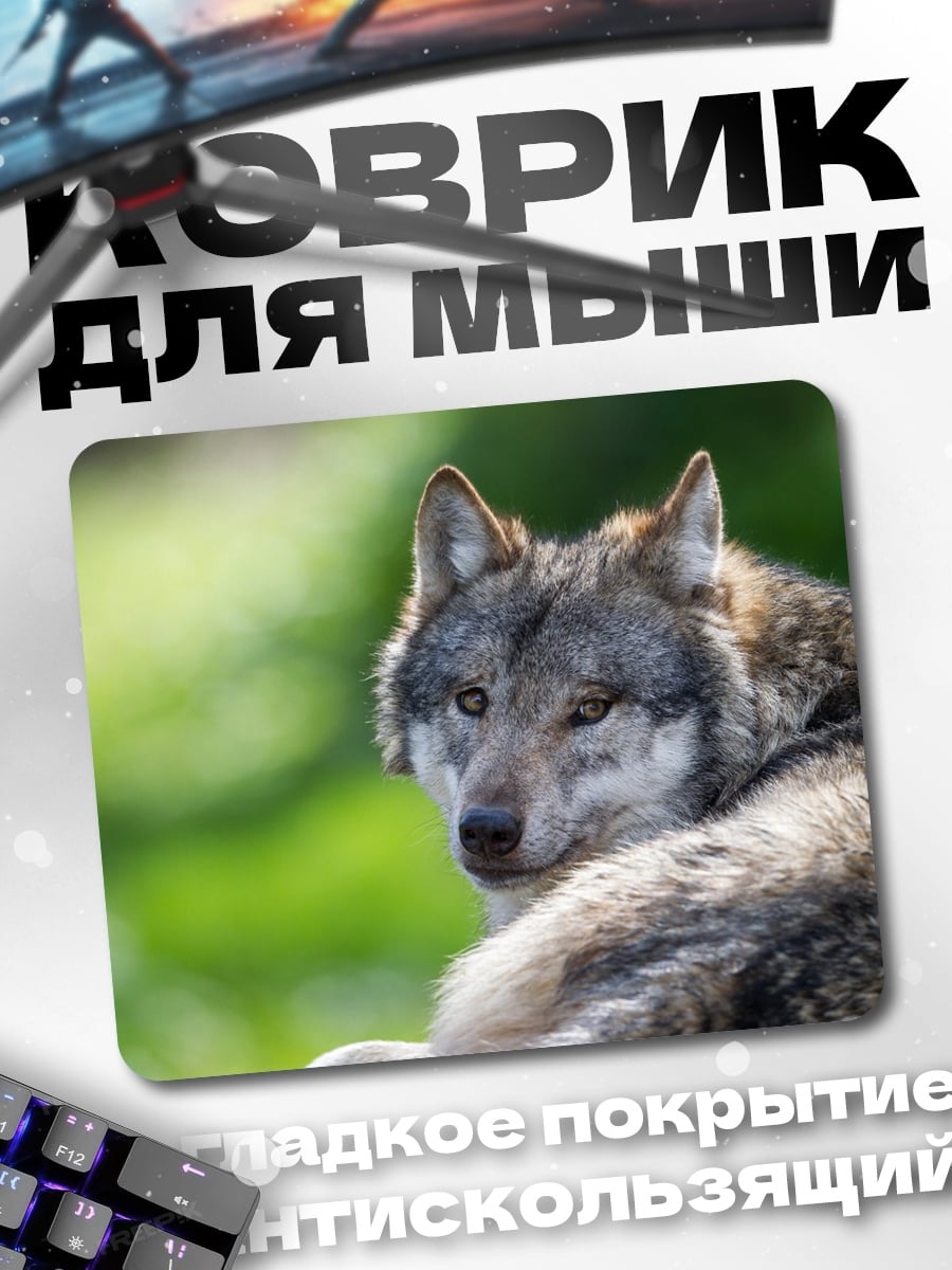 Коврик Портрет волка