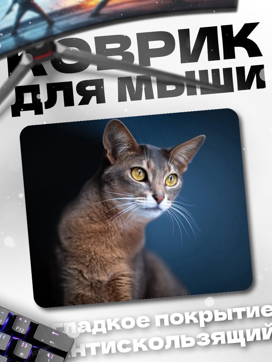 Коврик Абиссинский кот