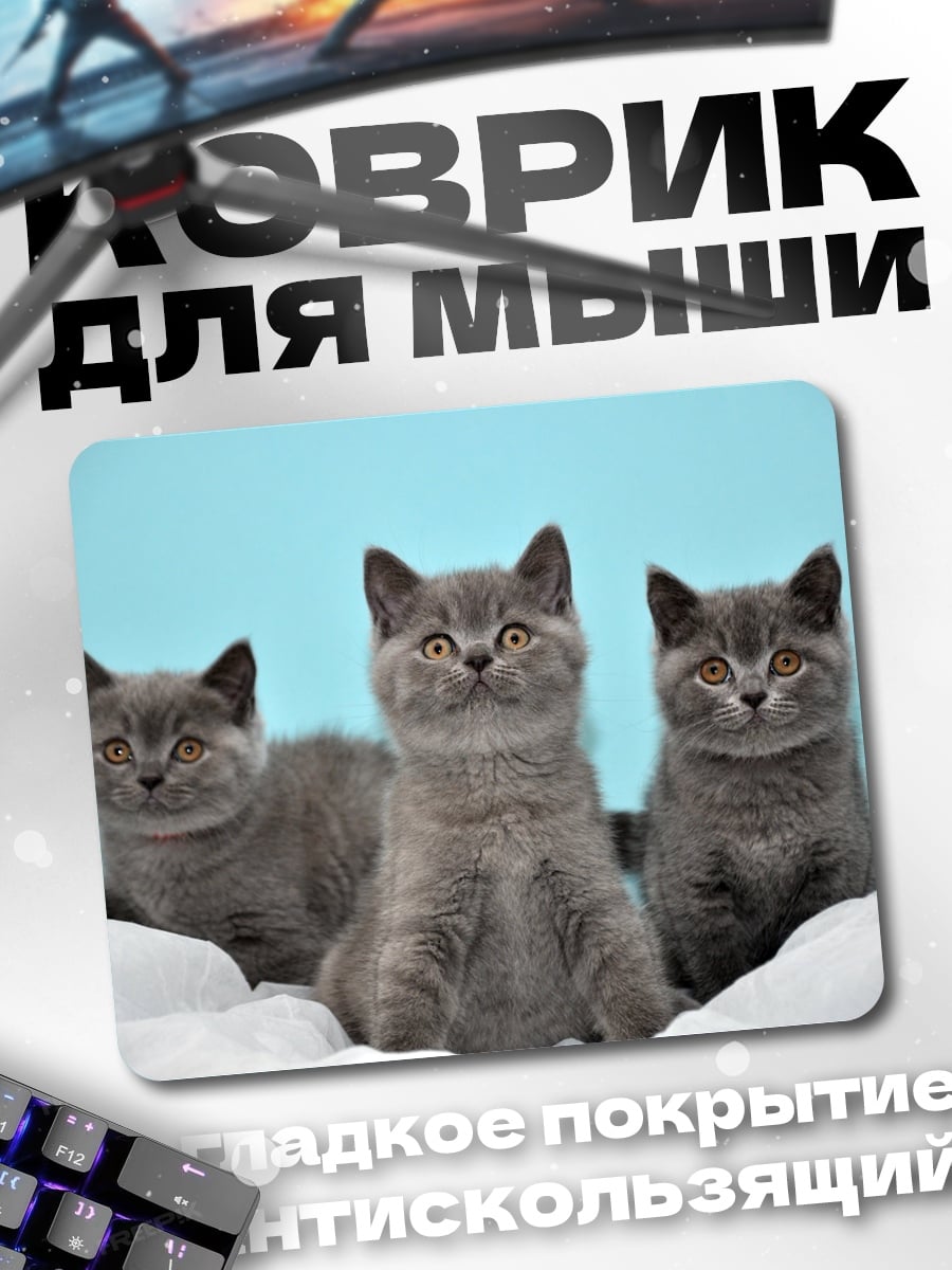 Коврик Три котенка