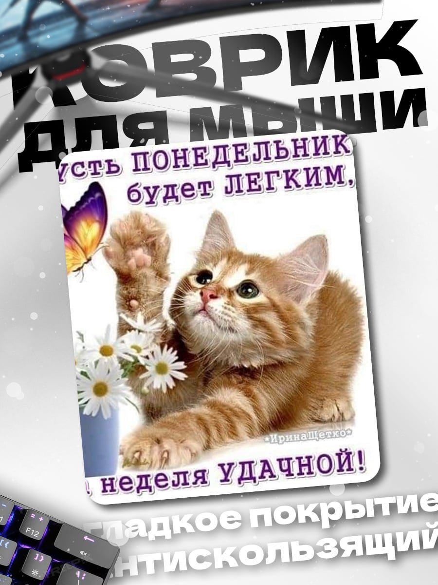 Коврик Понедельник будет легким