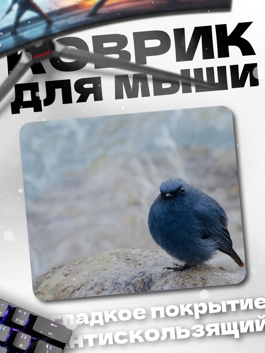 Коврик синяя птица
