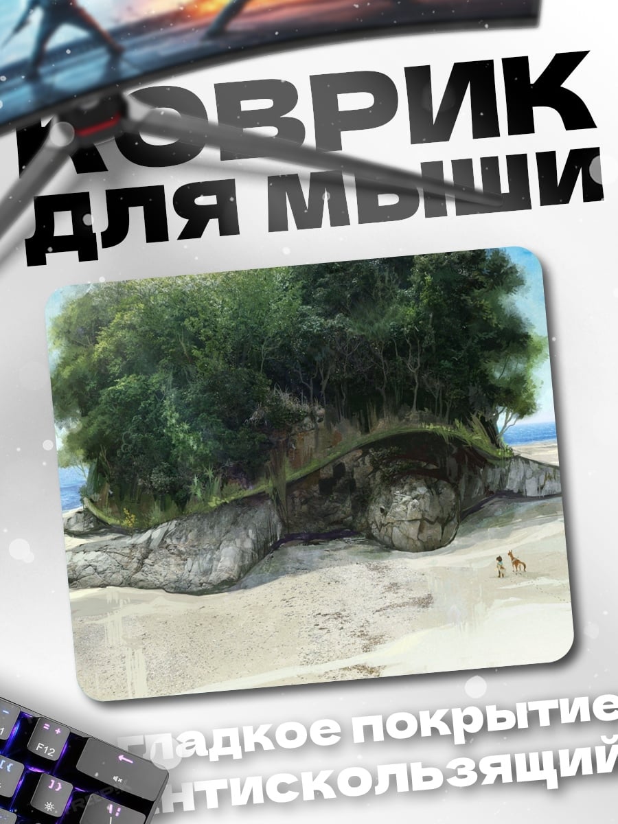 Коврик Черепаха с лесом на спине