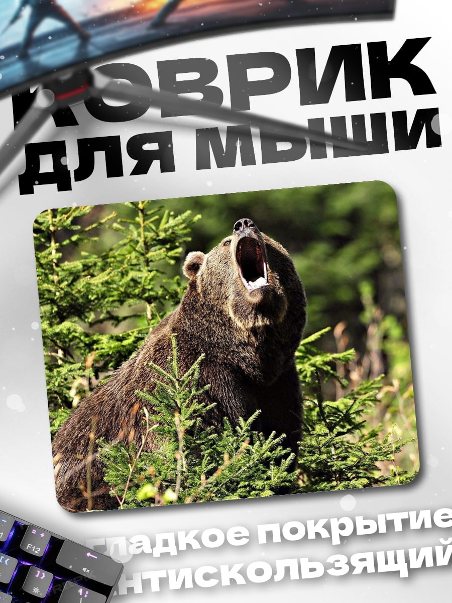 Коврик Медведь в лесу