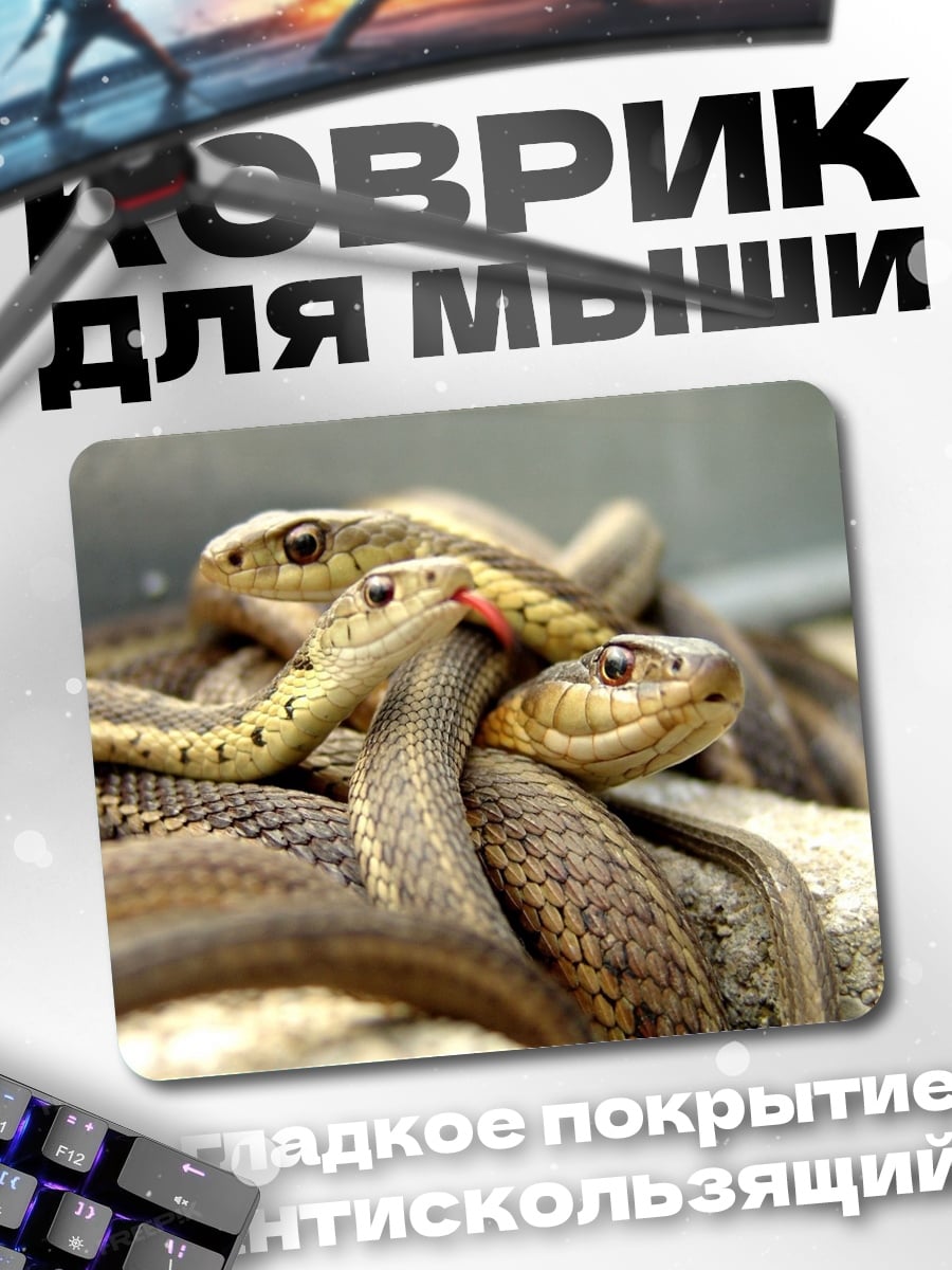 Коврик три змеи