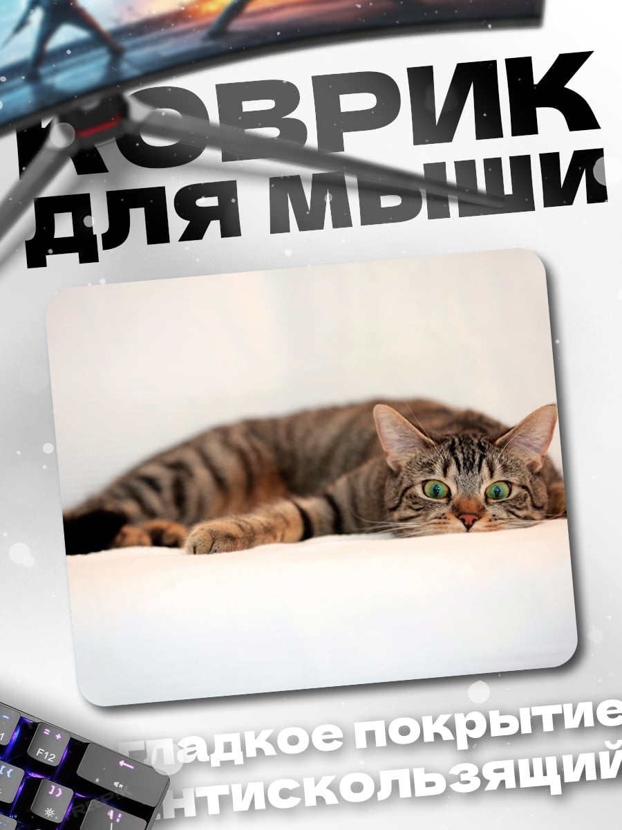 Коврик Ленивый кот