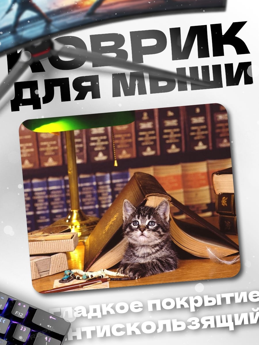 Коврик Котёнок в книгах