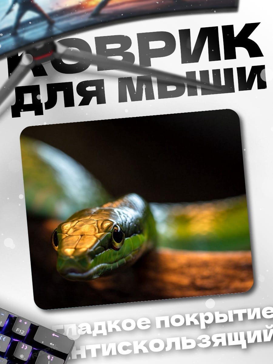 Коврик Зеленая змея