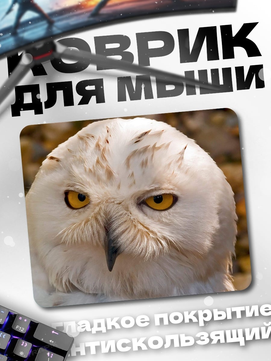 Коврик Белая полярная сова