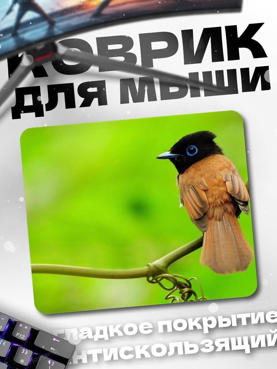 Коврик Птица на ветке