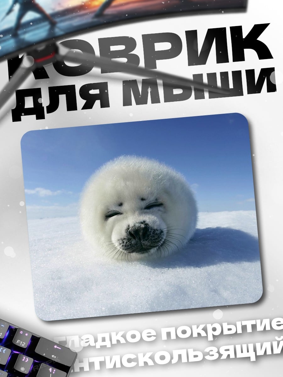Коврик белёк тюленя