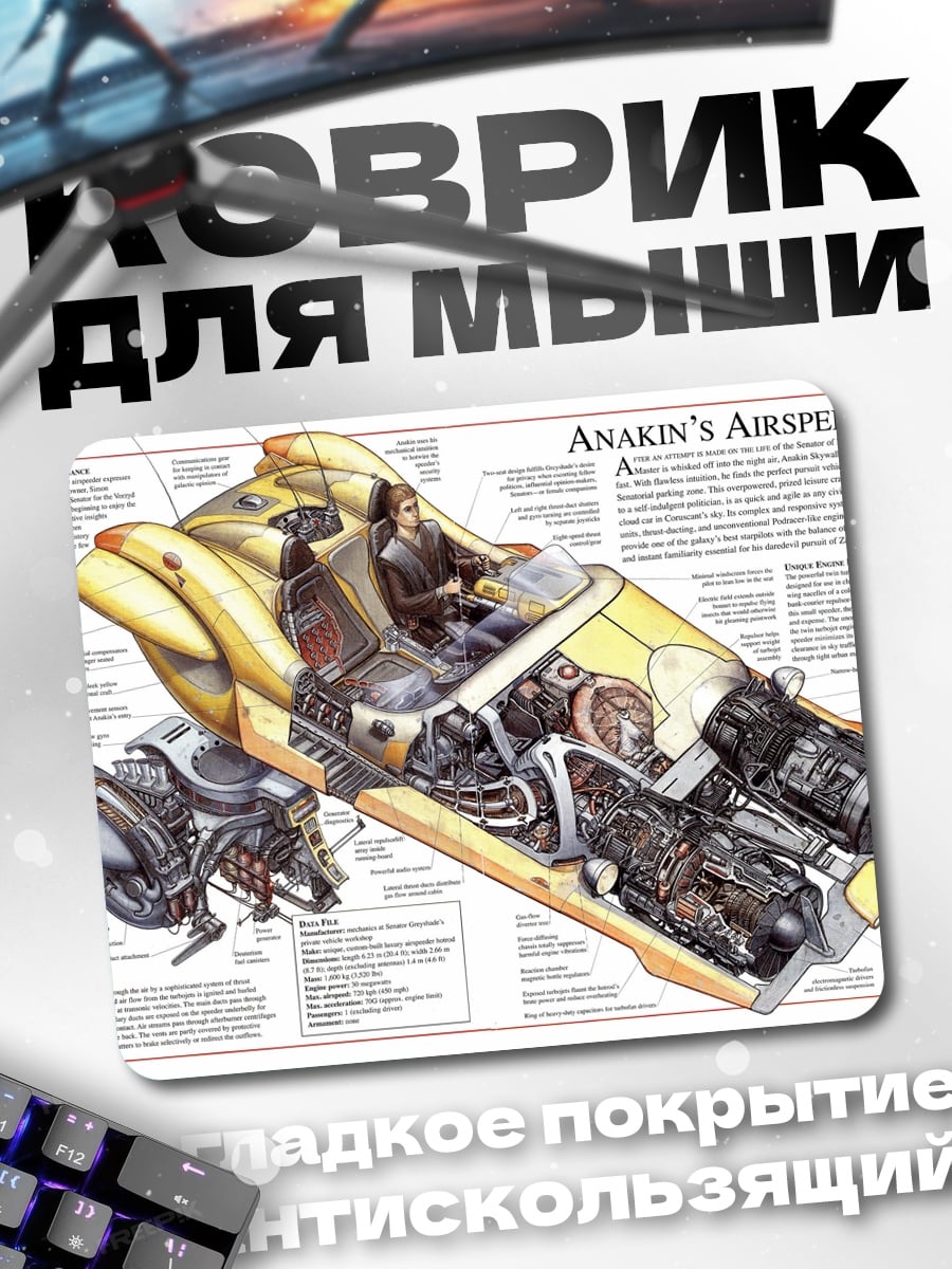 Коврик Спидер Энакина