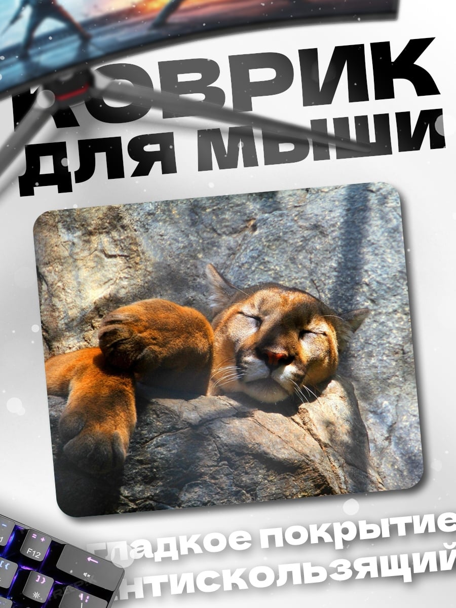 Коврик Спящий пума