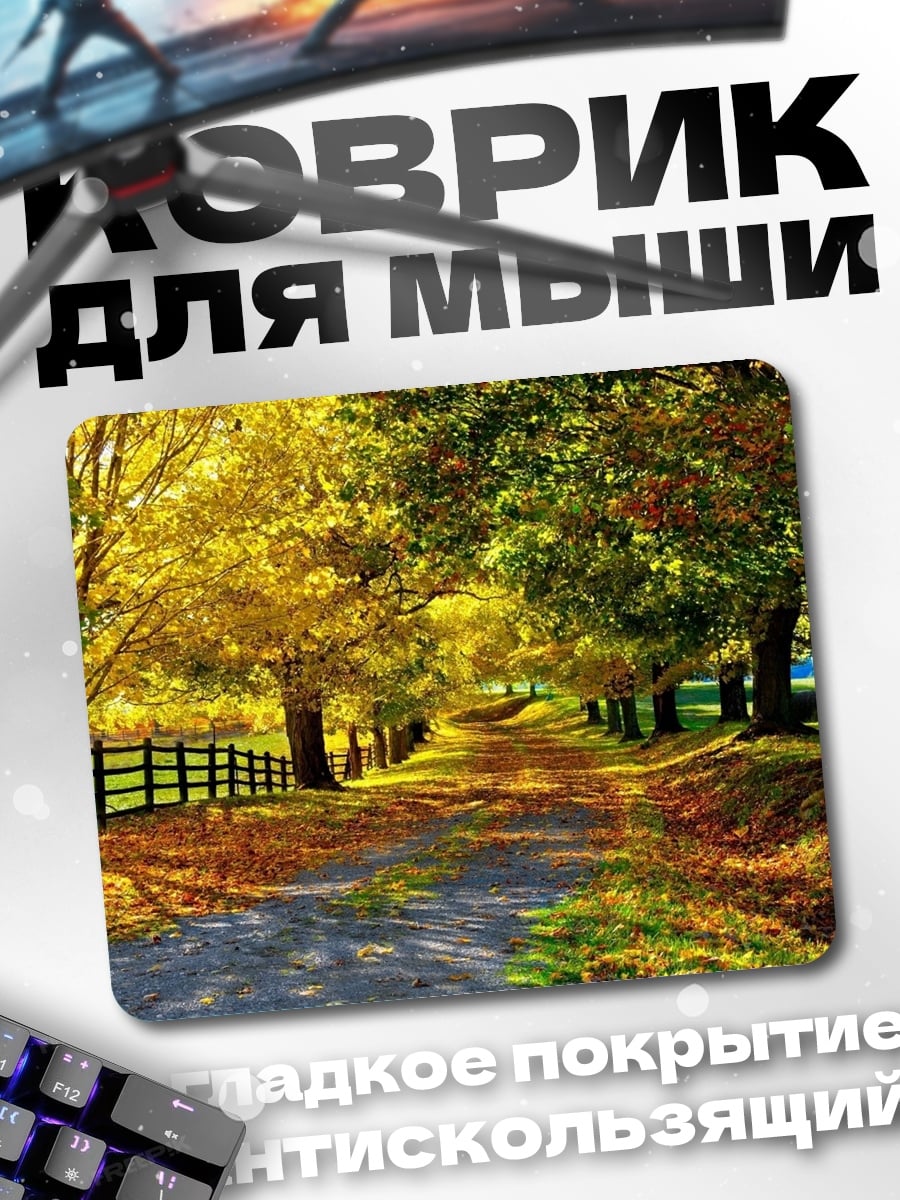 Коврик Осенняя аллея