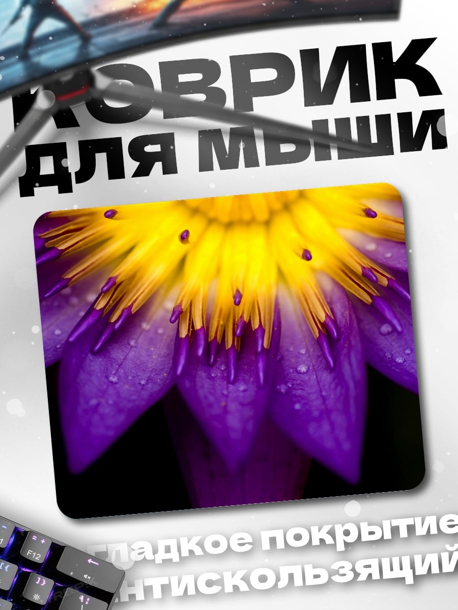 Коврик Фиолетовый лотос