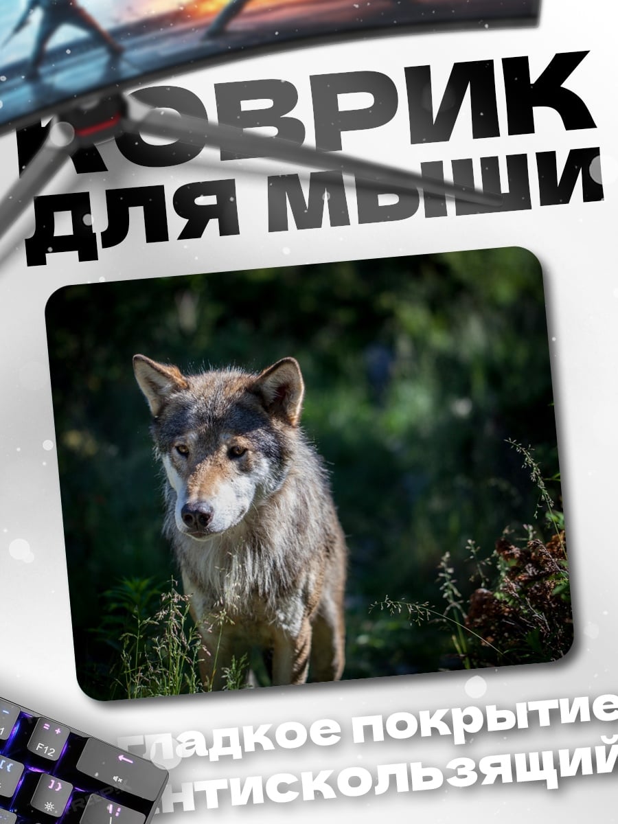 Коврик Лесной Волк Одиночка