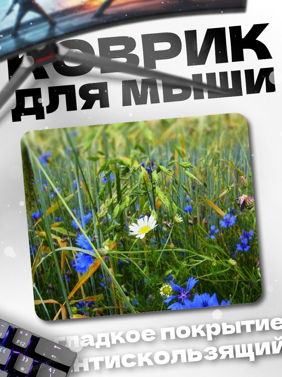 Коврик Поле с цветами