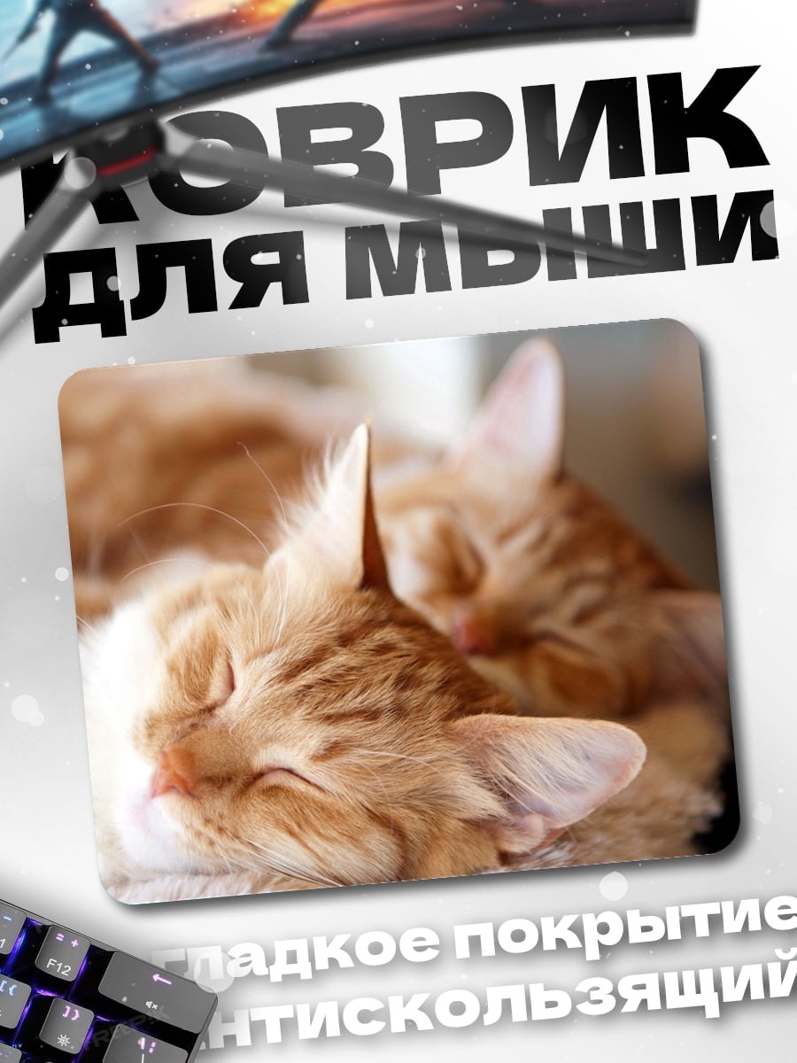 Коврик спящие котята