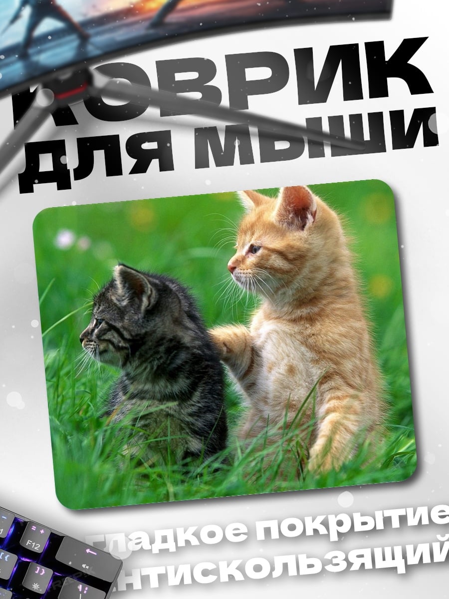 Коврик Два котенка
