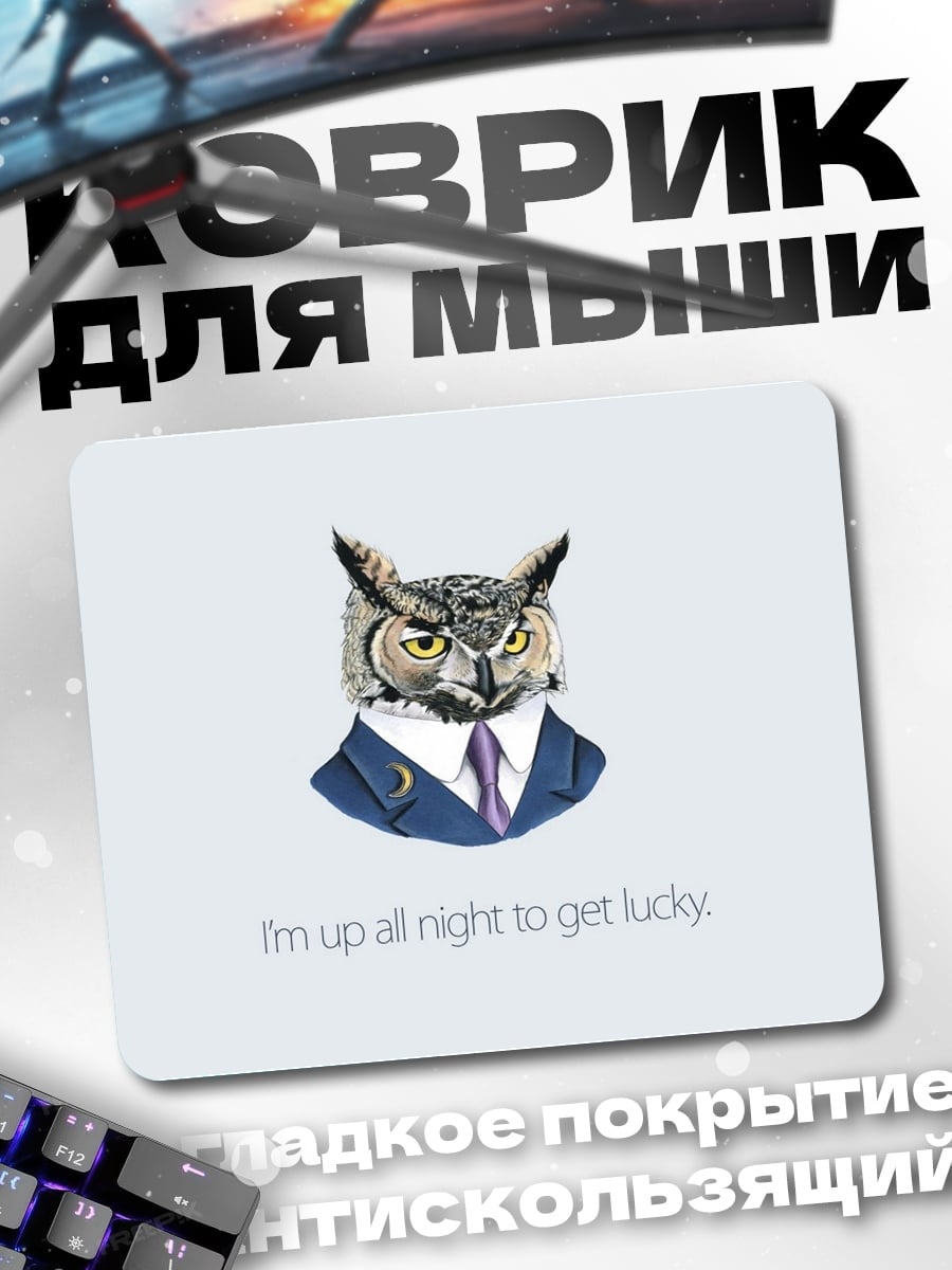 Коврик Сова в костюме