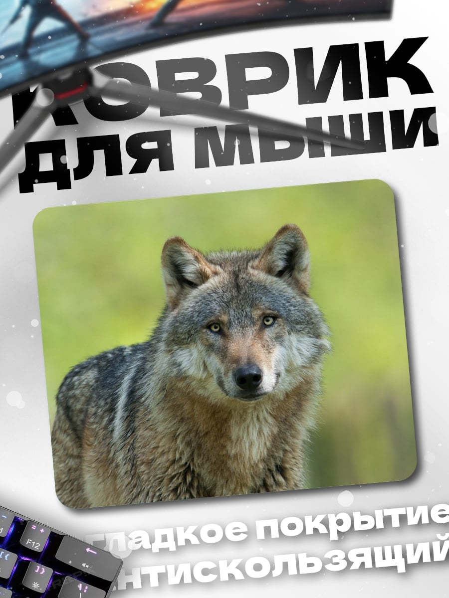 Коврик Портрет волка