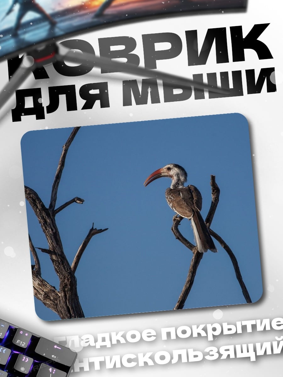 Коврик Птица на ветке