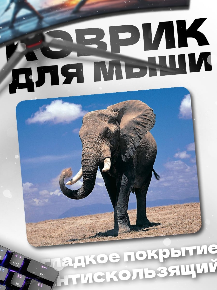 Коврик Африканский слон