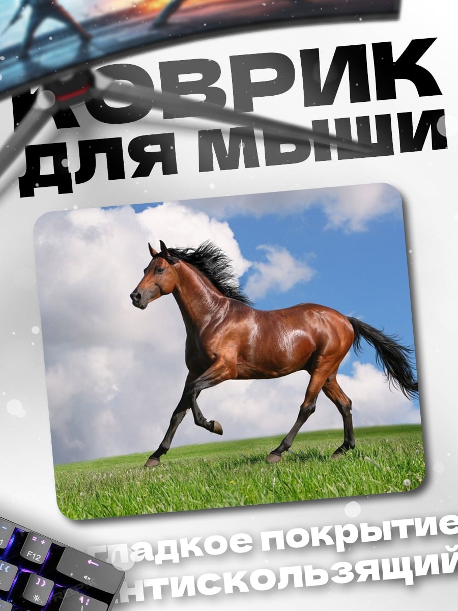 Коврик Бегущий Конь Поле