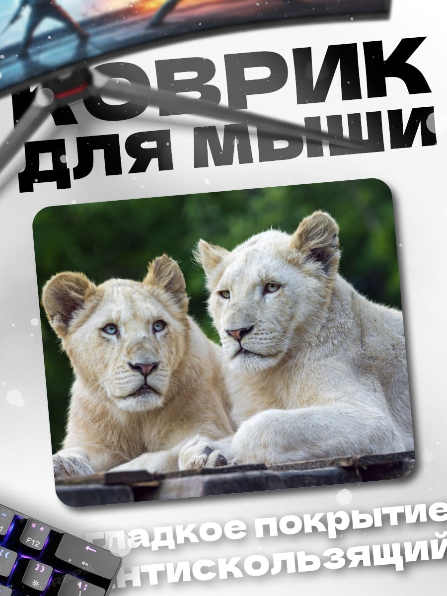 Коврик Два льва