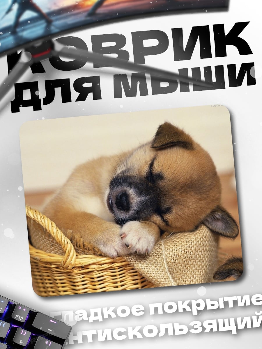 Коврик Спящий щенок